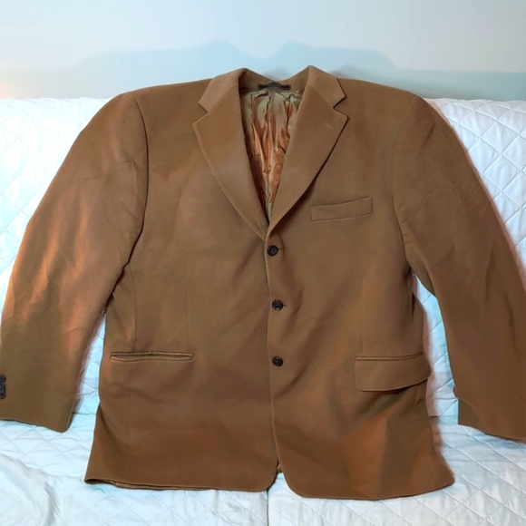 Harry Rosen /Arnold Brant Men's Camel Brown Blazer/Dress Jacket,46Regular. - Picture 1 of 8